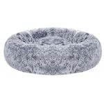 Petshop - Accesorii petshop - Culcusuri si custi - Culcusuri si saltele - Pat pufos caini pisici husa detasabila lavabila plus, 50x20 cm, anti-alunecare, gri - Infinity.ro