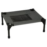 Petshop - Accesorii petshop - Culcusuri si custi - Culcusuri si saltele - Casuta cu pat pentru caini si pisici, cu acoperis detasabil si baza ventilata, 54x44x60 cm, negru - Infinity.ro