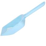 Petshop - Ingrijire si Igiena - Litiere si accesorii - Litiere simple - Litiera pisici lopatica plastic pp montaj simplu 2 piese, 40x33x11 cm, design compact, albastru alb - Infinity.ro