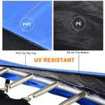 Sport si Outdoor - Fitness - Greutati si echipament - Trambuline - Protectie arcuri pentru trambulina cu diametrul de 180 cm, Albastru - Infinity.ro