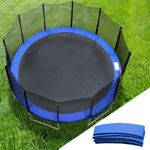 Sport si Outdoor - Fitness - Greutati si echipament - Trambuline - Protectie arcuri pentru trambulina cu diametrul de 180 cm, Albastru - Infinity.ro