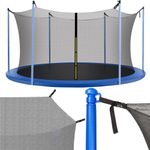 Sport si Outdoor - Fitness - Greutati si echipament - Trambuline - Plasa de siguranta si protectie trambuline, 305cm cu 6 stalpi interiori - Infinity.ro