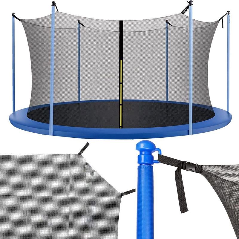 Sport si Outdoor - Fitness - Greutati si echipament - Trambuline - Plasa de siguranta si protectie trambuline, 305cm cu 6 stalpi interiori - Infinity.ro