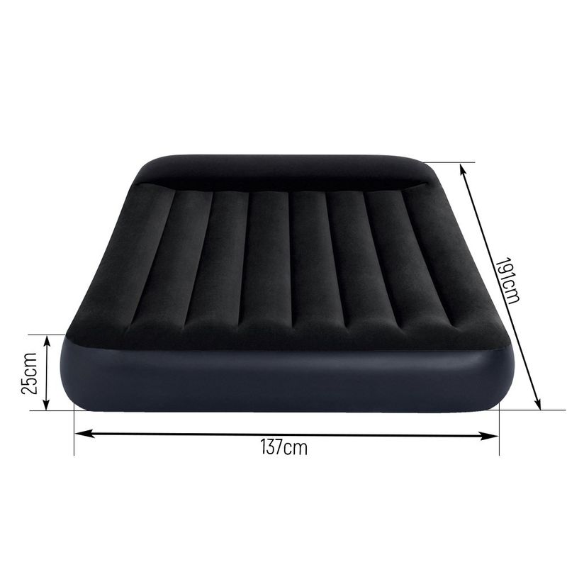 Sport si Outdoor - Camping - Saltele si accesorii pentru somn - Saltele camping - Saltea gonflabila Intex Full Dura Beam, 191x137x25 cm - Infinity.ro