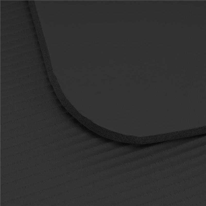 Sport si Outdoor - Fitness - Accesorii fitness - Saltele fitness - Saltea fitness antiderapanta din NBR, 183x61x2 cm, cu curea transport, negru - Infinity.ro