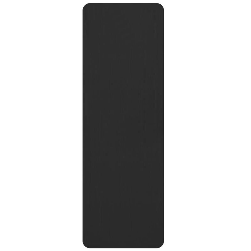 Sport si Outdoor - Fitness - Accesorii fitness - Saltele fitness - Saltea fitness antiderapanta din NBR, 183x61x2 cm, cu curea transport, negru - Infinity.ro