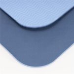 Sport si Outdoor - Fitness - Accesorii fitness - Saltele fitness - Saltea yoga antiderapanta din TPE, 183x61x0.6 cm, cu curea transport, albastru - Infinity.ro