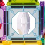 Jucarii, Copii si Bebe - Jucarii si jocuri - Seturi de constructie si cuburi - Seturi de constructie - Set constructie cuburi magnetice pista bile led copii 66 piese, rampe tuneluri, multicolor - Infinity.ro
