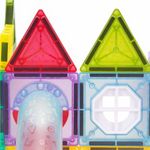 Jucarii, Copii si Bebe - Jucarii si jocuri - Seturi de constructie si cuburi - Seturi de constructie - Set constructie cuburi magnetice pista bile led copii 66 piese, rampe tuneluri, multicolor - Infinity.ro