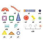 Jucarii, Copii si Bebe - Jucarii si jocuri - Seturi de constructie si cuburi - Seturi de constructie - Set constructie cuburi magnetice pista bile led copii 134 piese, turn lift, multicolor - Infinity.ro