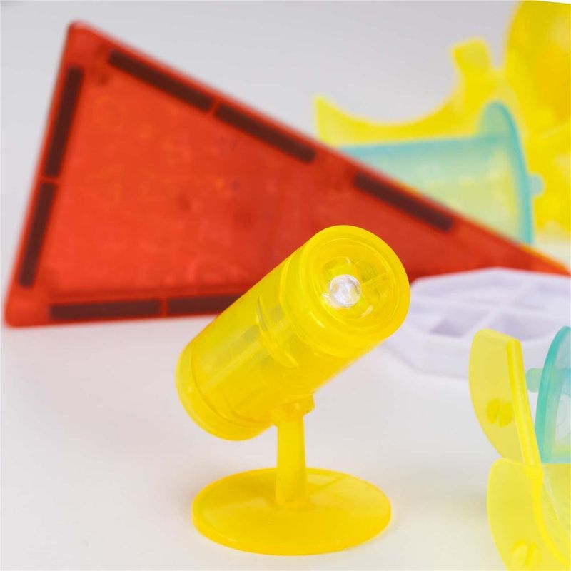 Jucarii, Copii si Bebe - Jucarii si jocuri - Seturi de constructie si cuburi - Seturi de constructie - Set constructie cuburi magnetice pista bile led copii 134 piese, turn lift, multicolor - Infinity.ro