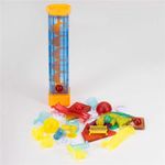 Jucarii, Copii si Bebe - Jucarii si jocuri - Seturi de constructie si cuburi - Seturi de constructie - Set constructie cuburi magnetice pista bile led copii 134 piese, turn lift, multicolor - Infinity.ro