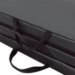 Sport si Outdoor - Fitness - Accesorii fitness - Saltele fitness - Saltea fitness groasa pliabila antrenament gimnastica yoga, 180x60x5 cm, confort, negru - Infinity.ro