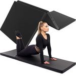 Sport si Outdoor - Fitness - Accesorii fitness - Saltele fitness - Saltea fitness groasa pliabila antrenament gimnastica yoga, 180x60x5 cm, confort, negru - Infinity.ro