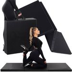 Sport si Outdoor - Fitness - Accesorii fitness - Saltele fitness - Saltea fitness groasa pliabila antrenament gimnastica yoga, 180x60x5 cm, confort, negru - Infinity.ro