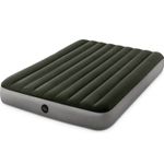 Sport si Outdoor - Camping - Saltele si accesorii pentru somn - Saltele camping - Saltea gonflabila intex prestige dura-beam queen pompa inclusa, 152x203x25 cm, confort, verde - Infinity.ro