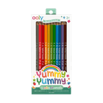 Carti si Birotica - Birotica - Instrumente de scris - Creioane - Creioane colorate parfumate - Yummy Yummy, set de 12 - Infinity.ro