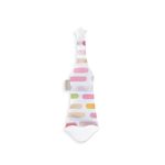 Jucarii, Copii si Bebe - Jucarii si jocuri - Jucarii bebelusi - Jucarii pentru dentitie - Cravata bebelusi cu accesoriu de dentitie BabyJem, roz - Infinity.ro