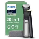 Ingrijire personala si Cosmetice - Aparate & accesorii ingrijire personala - Aparate de ras si tuns - Aparate de tuns - Aparat de tuns barba & parul de pe cap si corp 20in1 PHILIPS All-in-One MG9557/15 +OneBlade, autonomie 120 min - Infinity.ro