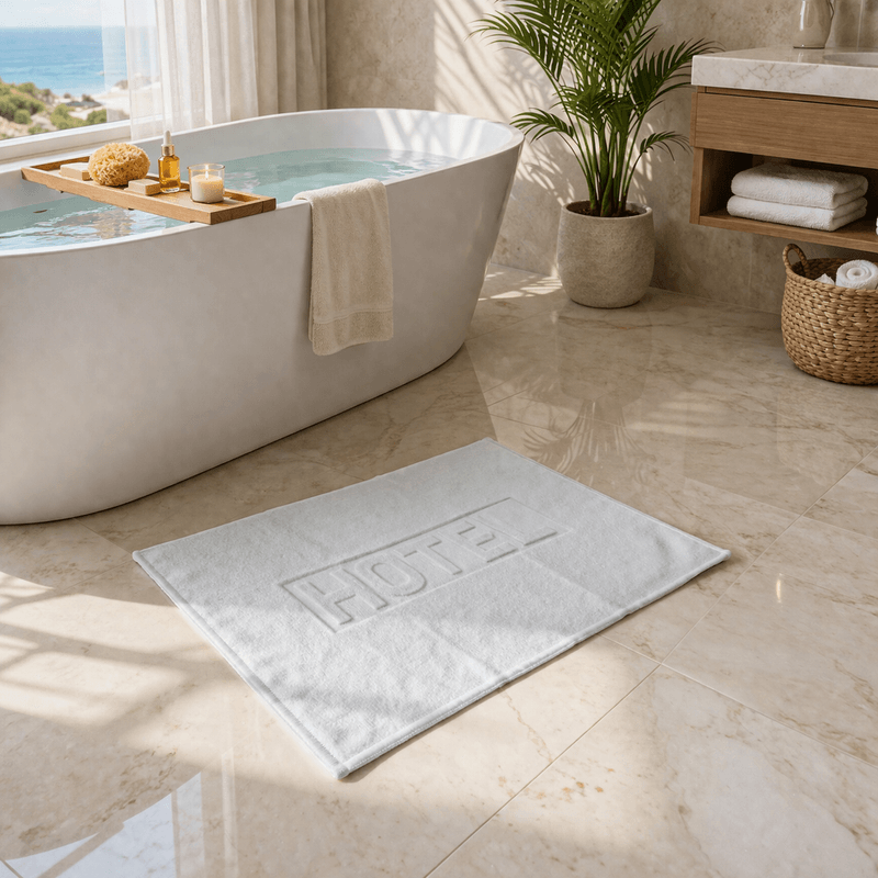 Casa si Gradina - Textile si covoare - Textile baie - Prosoape - Prosop baie pentru picioare Kotonia Home Hotel, 50x70 cm, 100% Bumbac, 50x70 cm, 850 g/mp, alb - Infinity.ro