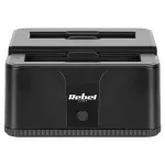 PC, gaming si accesorii - Componente PC - Componente - Accesorii IT - Docking Station HDD 3.5” /2.5” SSD microSD /SD /HUB USB 3.0 20TB Rebel KOM01041 - Infinity.ro