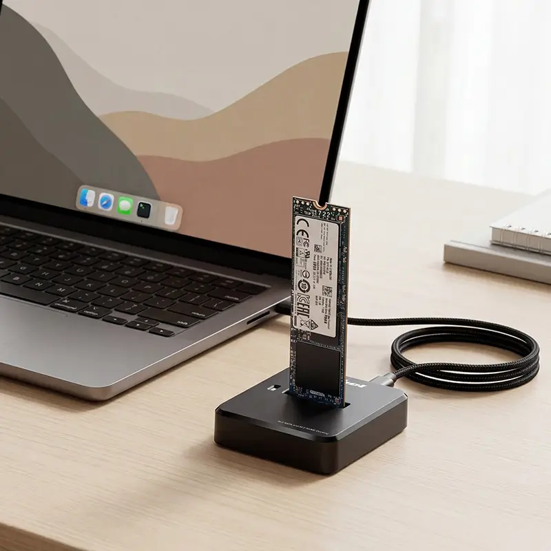PC, gaming si accesorii - Componente PC - Componente - Accesorii IT - Docking Station M.2 SATA (NGFF) /M.2 NVMe (PCIe) /M-Key / B+M Key Plug&Play 2TB Rebel KOM01042 - Infinity.ro