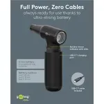 Casa si Gradina - Gradinarit si plante - Utilaje gradina - Aspiratoare, suflante si tocatoare - Suflanta aer comprimat portabila Goobay 77830 100W /motor fara perii /fara fir /reincarcabil - Infinity.ro