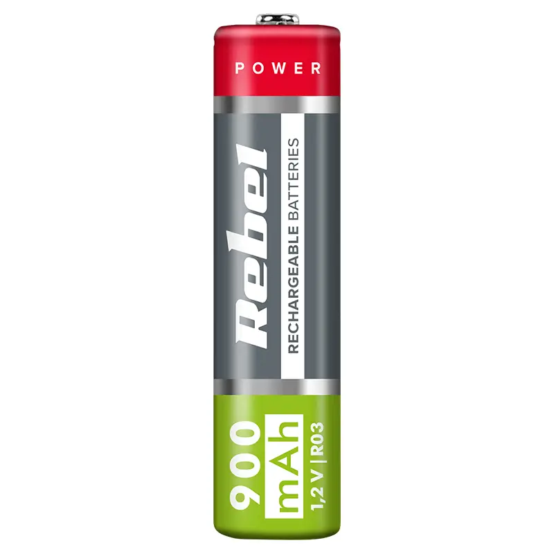 Casa si Gradina - Electrice - Accesorii electrice - Baterii, acumulatori si incarcatoare - Set 4 acumulatori Rebel NI-MH AAA R3 900mAh 1.2V BAT2013 - Infinity.ro
