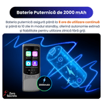 Laptop, Telefoane si Tablete - Wearables si gadgeturi - Gadgeturi - Accesorii SMART - Traducator Inteligent cu SIM 4G, Zero Secrets, 138 limbi, traducere vocala si foto, gri - Infinity.ro