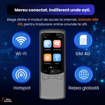 Laptop, Telefoane si Tablete - Wearables si gadgeturi - Gadgeturi - Accesorii SMART - Traducator Inteligent cu SIM 4G, Zero Secrets, 138 limbi, traducere vocala si foto, gri - Infinity.ro