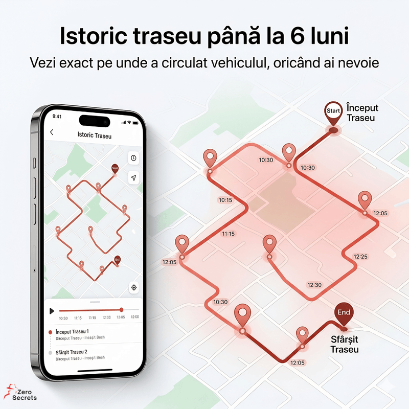 Laptop, Telefoane si Tablete - Wearables si gadgeturi - Gadgeturi - Dispozitive anti-pierdere - Tracker GPS 4G pentru Masina si Moto, Vezi Locatia in Timp Real, Opresti Motorul din Telefon, Alerta Viteza, Negru - Infinity.ro