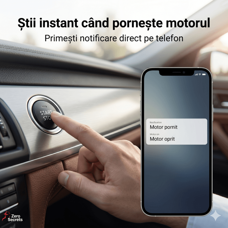 Laptop, Telefoane si Tablete - Wearables si gadgeturi - Gadgeturi - Dispozitive anti-pierdere - Tracker GPS 4G pentru Masina si Moto, Vezi Locatia in Timp Real, Opresti Motorul din Telefon, Alerta Viteza, Negru - Infinity.ro