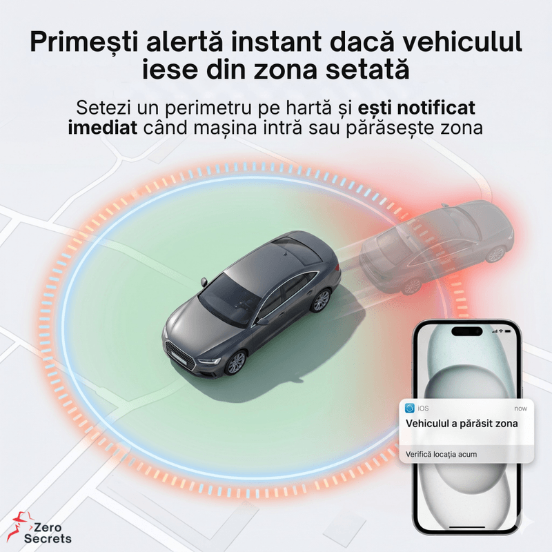 Laptop, Telefoane si Tablete - Wearables si gadgeturi - Gadgeturi - Dispozitive anti-pierdere - Tracker GPS 4G pentru Masina si Moto, Vezi Locatia in Timp Real, Opresti Motorul din Telefon, Alerta Viteza, Negru - Infinity.ro