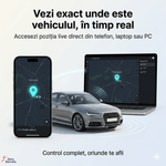 Laptop, Telefoane si Tablete - Wearables si gadgeturi - Gadgeturi - Dispozitive anti-pierdere - GPS Tracker Auto Solar 4G Zero Secrets, Localizare in Timp Real, Baterie 12000mAh, Montaj Rapid, Negru - Infinity.ro