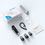 TV, Audio-Video si Foto - Portabile audio - Casti audio - Casca Bluetooth New Bee B41, Baterie 24 ore, Multipoint, Universala, Culoare Negru - Infinity.ro