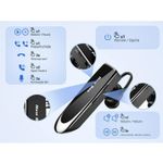 TV, Audio-Video si Foto - Portabile audio - Casti audio - Casca Bluetooth New Bee B41, Baterie 24 ore, Multipoint, Universala, Culoare Negru - Infinity.ro
