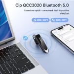 TV, Audio-Video si Foto - Portabile audio - Casti audio - Casca Bluetooth New Bee B41, Baterie 24 ore, Multipoint, Universala, Culoare Negru - Infinity.ro