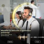 TV, Audio-Video si Foto - Portabile audio - Casti audio - Casca Call Center BT882, Statie de incarcare, Baterie 45 ore, Anulare zgomot, Multipoint - Infinity.ro