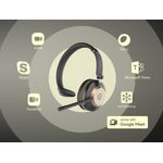 TV, Audio-Video si Foto - Portabile audio - Casti audio - Casca Call Center BT881, Statie de incarcare, Baterie 45 ore, Anulare zgomot, Multipoint - Infinity.ro