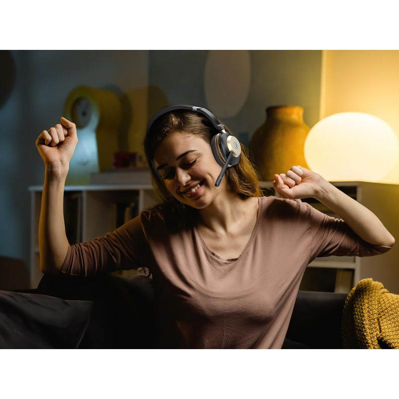 TV, Audio-Video si Foto - Portabile audio - Casti audio - Casca Call Center BT881, Statie de incarcare, Baterie 45 ore, Anulare zgomot, Multipoint - Infinity.ro