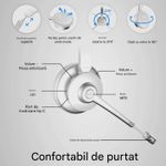 TV, Audio-Video si Foto - Portabile audio - Casti audio - Casca Call Center CerCip 783, Statie de incarcare, Baterie 26 ore, Multipoint,Anulare zgomot - Infinity.ro