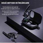 TV, Audio-Video si Foto - Portabile audio - Casti audio - Casca Bluetooth CerCip A6L, Autonomie baterie 25 ore, Carcasa de incarcare, Anulare zgomot, Multipoint - Infinity.ro