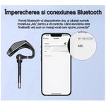 TV, Audio-Video si Foto - Portabile audio - Casti audio - Casca Bluetooth CerCip A6L, Autonomie baterie 25 ore, Carcasa de incarcare, Anulare zgomot, Multipoint - Infinity.ro