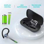 TV, Audio-Video si Foto - Portabile audio - Casti audio - Casca Bluetooth CerCip G7, Autonomie baterie 23 ore, Anulare zgomot, Multipoint, Incarcare in carcasa, Culoare Negru - Infinity.ro
