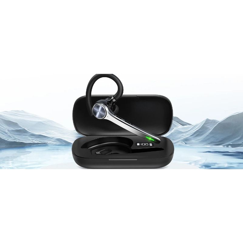 TV, Audio-Video si Foto - Portabile audio - Casti audio - Casca Bluetooth CerCip G7, Autonomie baterie 23 ore, Anulare zgomot, Multipoint, Incarcare in carcasa, Culoare Negru - Infinity.ro