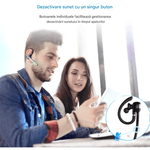 TV, Audio-Video si Foto - Portabile audio - Casti audio - Casca Bluetooth CerCip G7, Autonomie baterie 23 ore, Anulare zgomot, Multipoint, Incarcare in carcasa, Culoare Negru - Infinity.ro