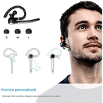 TV, Audio-Video si Foto - Portabile audio - Casti audio - Casca Bluetooth CerCip G7, Autonomie baterie 23 ore, Anulare zgomot, Multipoint, Incarcare in carcasa, Culoare Negru - Infinity.ro