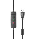 TV, Audio-Video si Foto - Portabile audio - Casti audio - Casca Call Center cu fir CerCip QM X2-M, Functie anulare zgomot fundal ENC, Buton mute - Infinity.ro