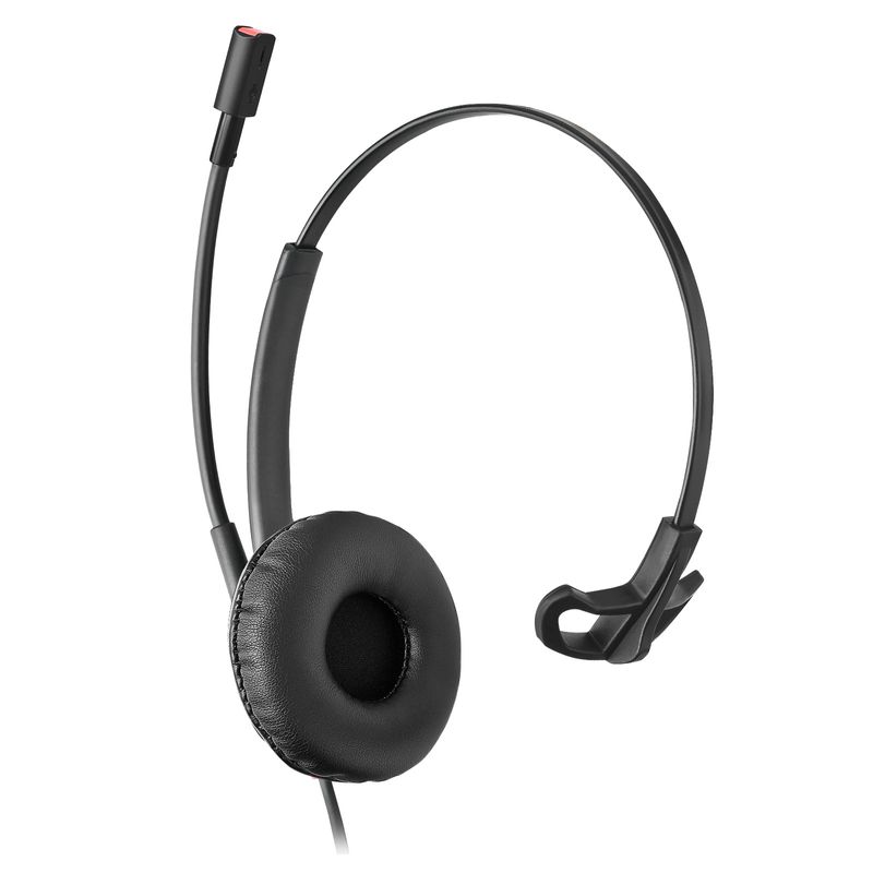 TV, Audio-Video si Foto - Portabile audio - Casti audio - Casca Call Center cu fir CerCip QM X2-M, Functie anulare zgomot fundal ENC, Buton mute - Infinity.ro