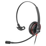 TV, Audio-Video si Foto - Portabile audio - Casti audio - Casca Call Center cu fir CerCip QM X2-M, Functie anulare zgomot fundal ENC, Buton mute - Infinity.ro